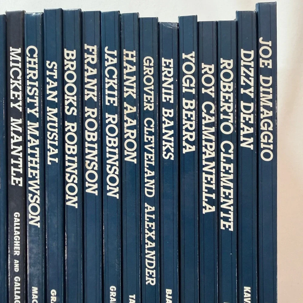 Chelsea House Baseball Legends Book Lot 31 Hardcover Biographies Mantle DiMaggio